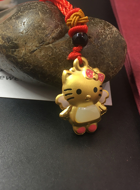 和田玉HelloKitty猫挂件礼品