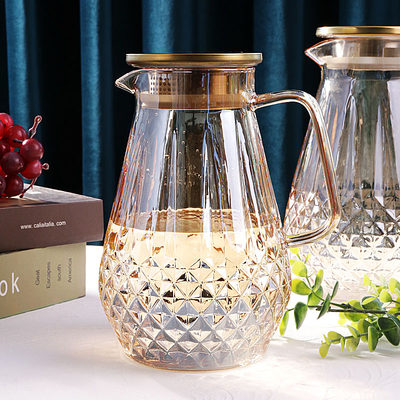 创意北欧风玻璃泡茶壶透明耐热