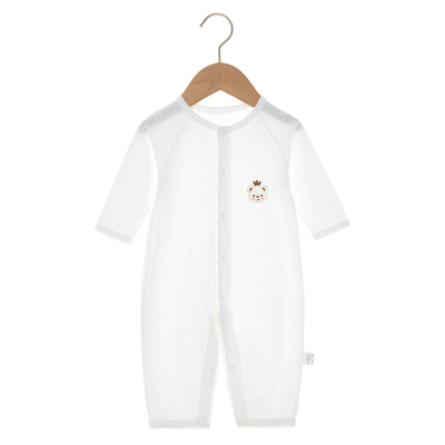 夏季薄款婴儿连体衣纯棉哈衣