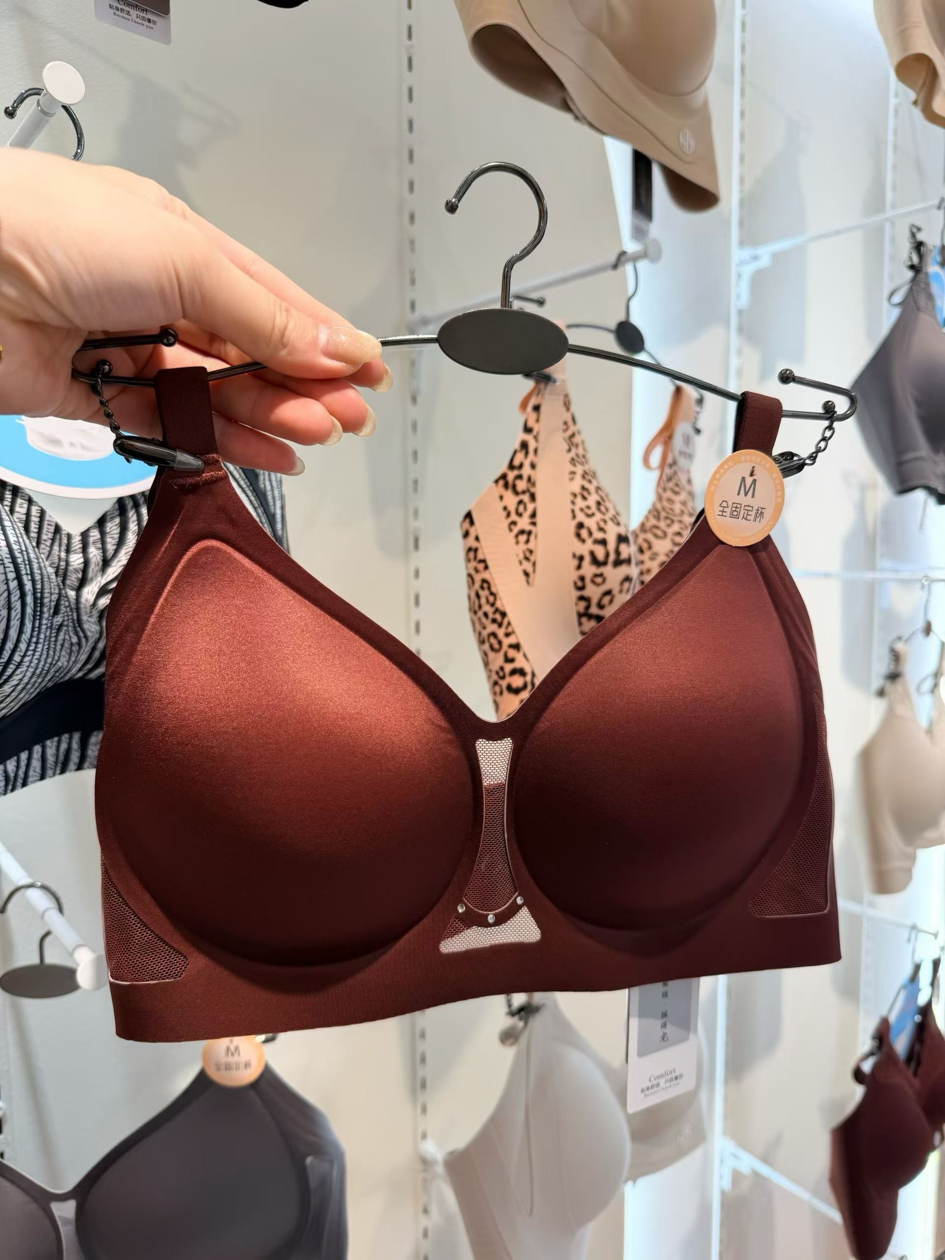 A837本命年结婚红色内衣女小胸聚拢提拉上托收副乳防下垂喜庆文胸