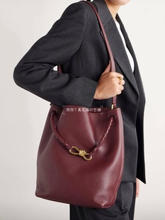 欧美时尚 Bucket水桶包真皮编织手提单肩女包百搭通勤包袋 Andiamo