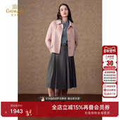 乔万尼2025新款 羊毛大衣减龄设计毛呢短外套好看流行ET4B899