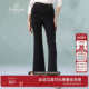 2025夏新品 喇叭裤 薄款 乔万尼商场同款 女小个子显瘦裤 子EM2F702