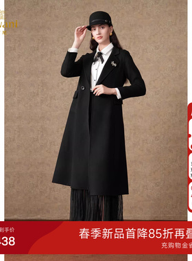 乔万尼大衣外套女高级感2025收腰新款气质优雅设计ET4A936