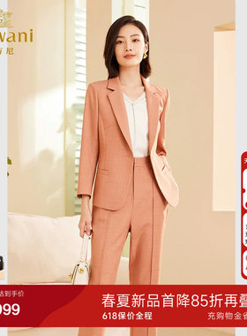 乔万尼2026春新品短外套减龄职业修身百搭流行高级感西装ET3B709