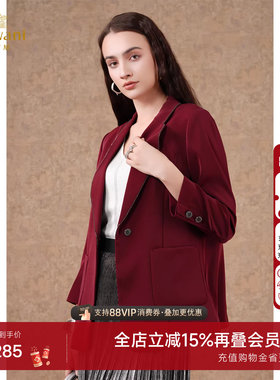 乔万尼西装短外套商场同款新品职场戗驳领设计气质高级感EM1B107