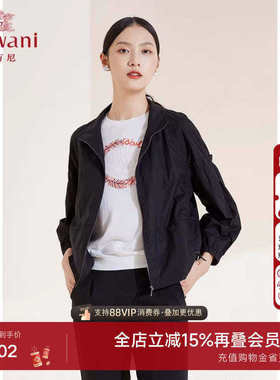 乔万尼秋装新款短外套商场同款休闲显高风衣气质优雅设计EI1B922