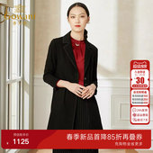 外套女小个子大码 上衣时尚 西装 洋气薄款 领春新款 乔万尼风衣中长款
