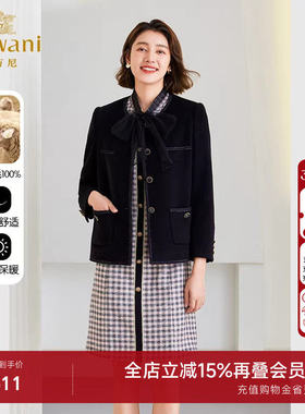 【绵羊毛】乔万尼羊毛大衣女小香风高级感高级感ET4B851