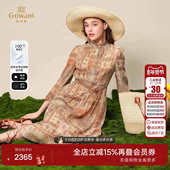 新品 真丝连衣裙法式 气质款 乔万尼2025夏季 桑蚕丝法式 ED2E442