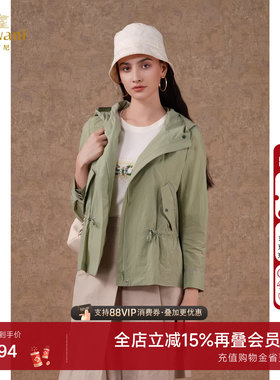 乔万尼秋装新款风衣休闲百搭款式短外套收腰上衣好看流行EI3B187