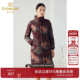 乔万尼商场同款 国风美好寓意大气优雅收腰显身材重工制保暖羽绒服