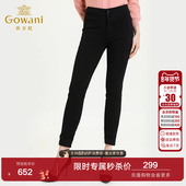 乔万尼秋冬新款 型显瘦百搭舒适保暖白鸭绒羽绒裤 防寒羽绒裤 铅笔裤