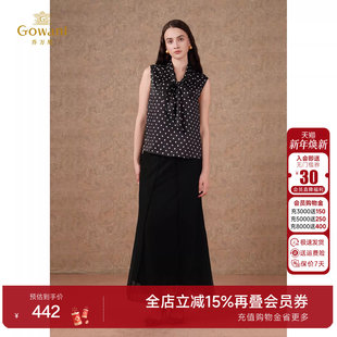 商场同款 衬衫 简约波点设计好看流行ET3H643 无袖 乔万尼2025年新品