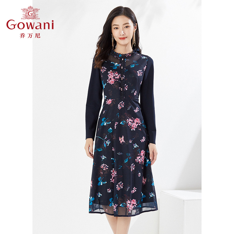 气质印花通勤Gowani/乔万尼X型