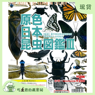 Yujin立体百科事典原色日本昆虫图鉴3绝版模型扭蛋田鱉凤蝶锹形虫