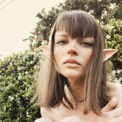 万圣节长款精灵耳朵cosplay