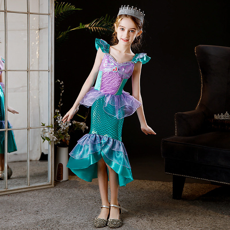 儿童节美人鱼公主裙子女童夏季连衣裙六一儿童节演出服童装道具,童装/婴儿装/亲子装,连衣裙,淘宝优惠券,粉丝福利购,淘宝优惠卷