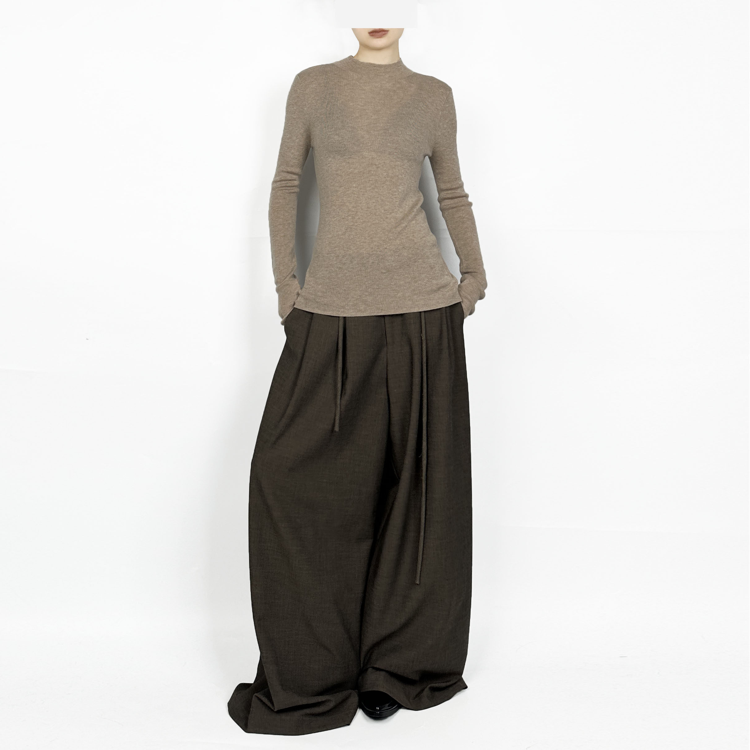 半高领基础百搭打底针织