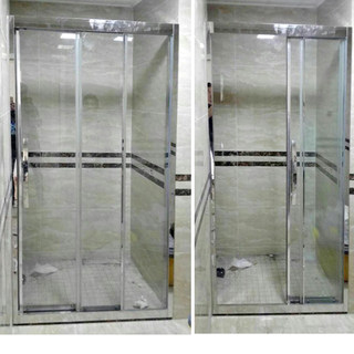 深圳定制淋浴房整体浴室移门钢化玻璃沐浴房卫生间隔断屏风三移门