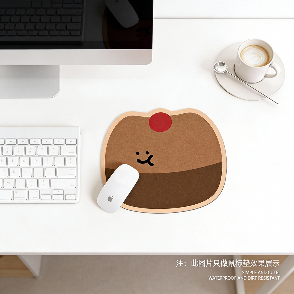 可爱卡通动物防水防污鼠标垫
