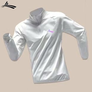 沃兰迪Volanti体育户外运动跑步训练健身高弹速干紧身裤长袖T恤男