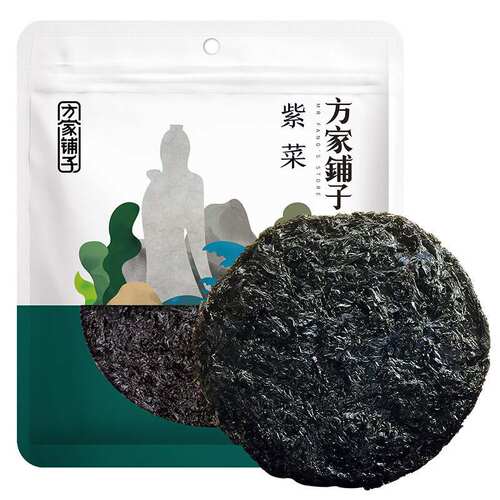 方家铺子煲汤片紫菜汤50g南北海产干货始于1906果肉条包装见描述