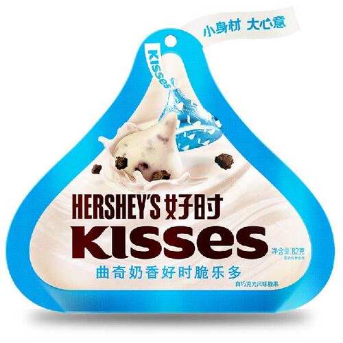 之吻Kisses曲奇奶香好时脆乐多休闲糖果办公室零食8果肉条见描述