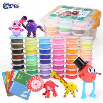 培培乐(PEIPEILE)彩泥橡皮泥超轻粘土太空泥黏土男女孩玩具手工DI