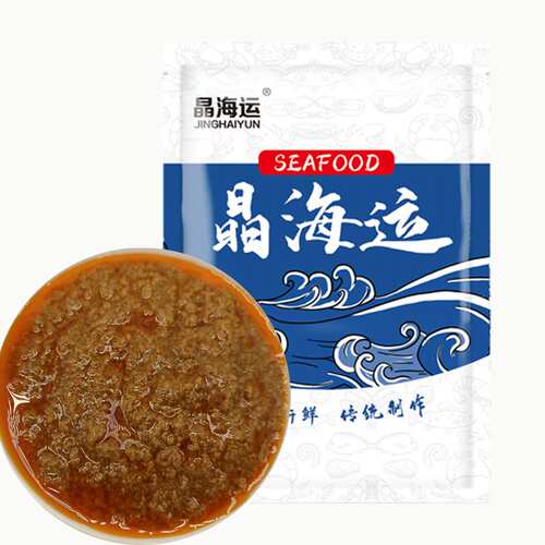 晶海运虾怪酱200g袋装即食酱大连熟虾酱调味酱拌面蘸菜拌果肉条
