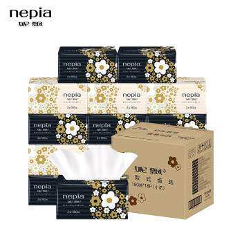 妮飘(Nepia)抽纸亮丽花朵2层180抽软抽*18包纸巾整箱销售详见包装使用感如何?
