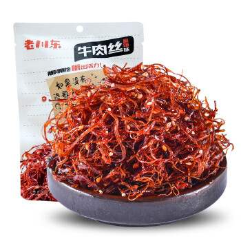 老川东干休闲零食四川小吃独立小包灯影牛肉丝麻辣味100g果肉条