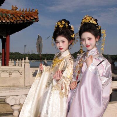 汉服套装女中国风明制立领