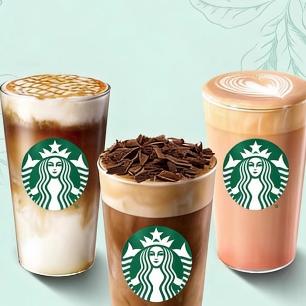 星巴克代下单咖啡大杯比利时黑巧香草摩卡糯香斑斓莓莓榛果拿铁
