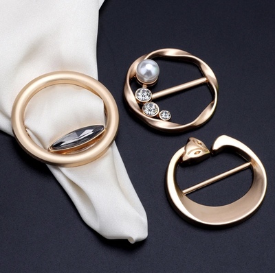 丝巾扣衣角扣西雅彤话合金韩版女