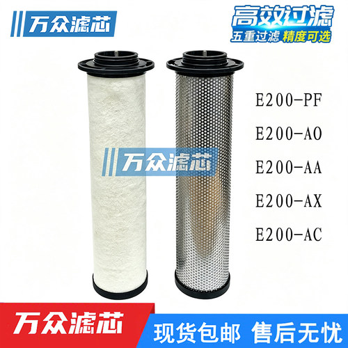 干燥机压缩空气精密过滤器滤芯E200-PF E200-AA E200-AO E200-AC - 封面