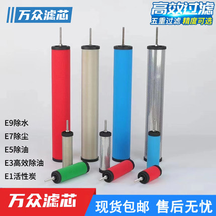 XF压缩空气干燥机精密除油水分离器滤芯E9-16 E7-20 E5-32 E3-24
