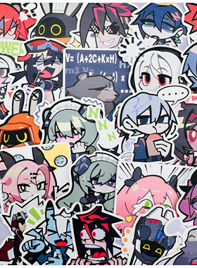 手帐贴纸 35枚 绝区零手账贴纸 Zenless Zone Zero日记装饰包邮