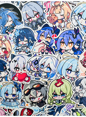 手帐贴纸 崩坏3 70枚 Honkai Impact 3 手账贴纸崩壊3rd装饰包邮