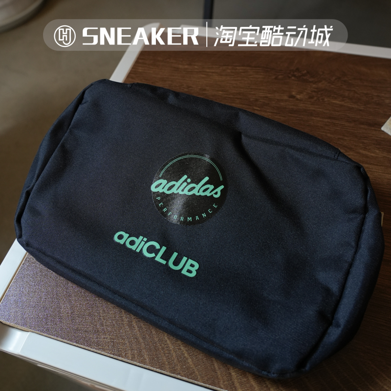 Adidas阿迪达斯adiClub定制轻便出行洗漱包化妆包收纳拎包手拿包