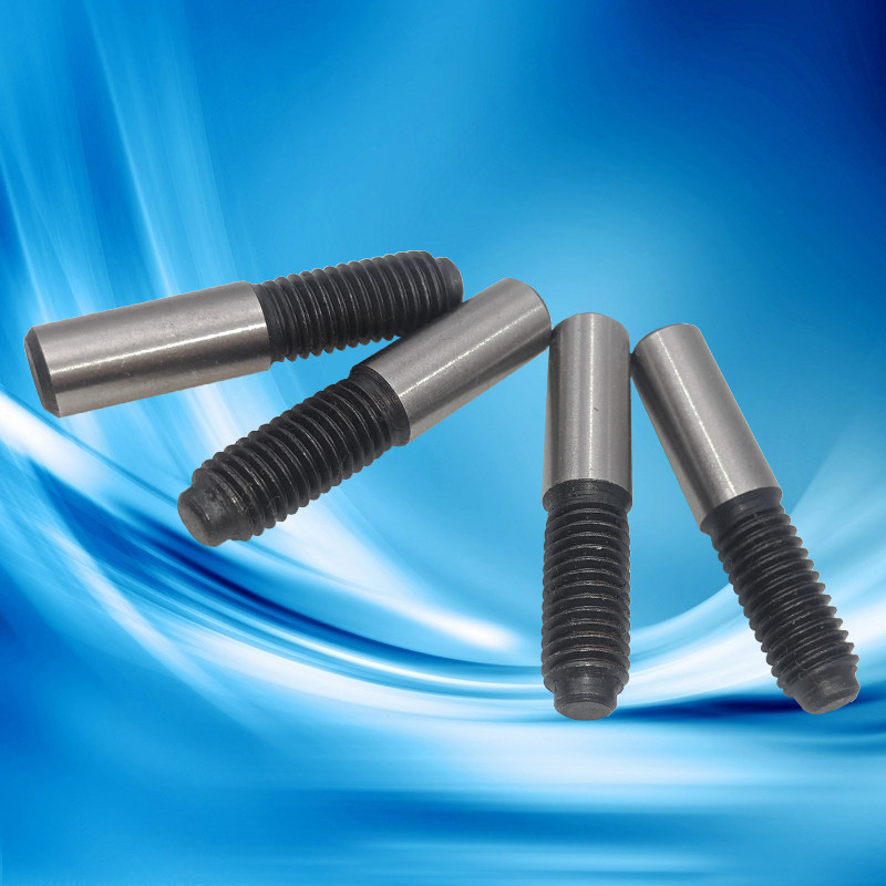 gb881螺尾锥销热处理磨光锥销硬度38-46 外螺纹锥销淬火 ￠12