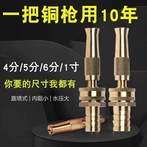 全铜洗车水枪高压猪圈水枪头