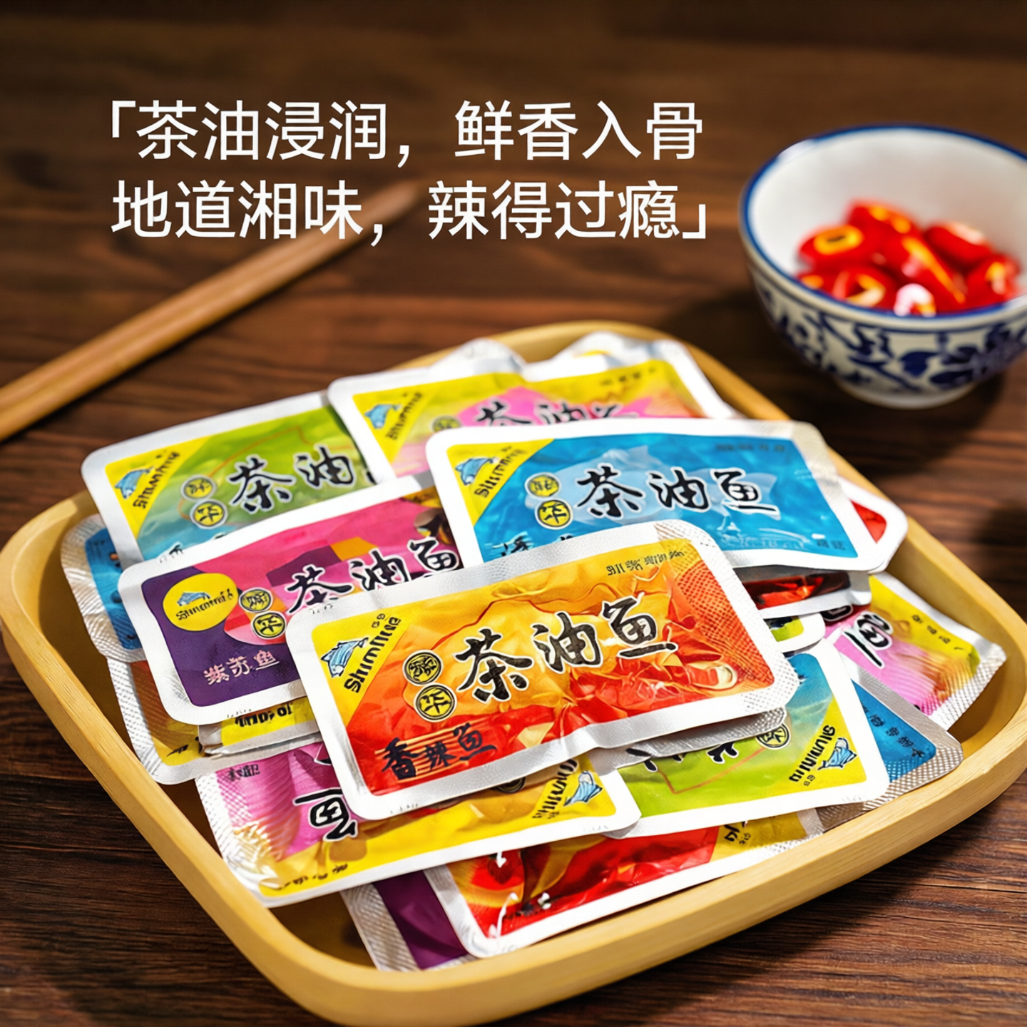舜华茶油鱼散装鱼干鱼块零食湖南郴州特产香辣鱼清水鱼泡椒鱼即食