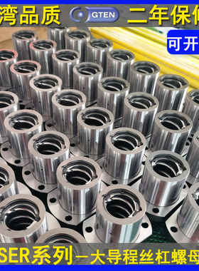 台湾GTEN螺母配大导程丝杆FSER1616 2020 2525 3232 4040 5050