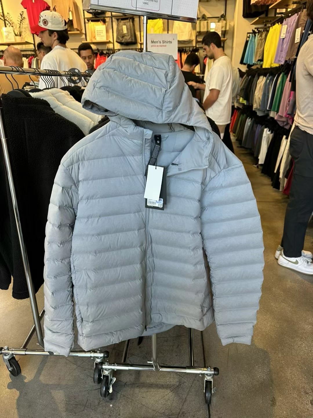 Lululemon Navigation男士连帽轻量羽绒服超值特价XL码