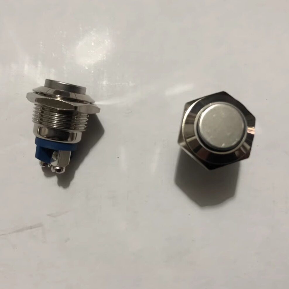 金属按钮开关按压式微型回弹自复位防水小型迷你按键按钮开关图片