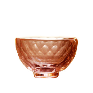 包邮家用佛堂供佛观音供水杯酥油灯座烛台多功能七彩水晶杯中号套