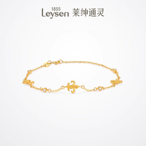 莱绅通灵珠宝999足金黄金