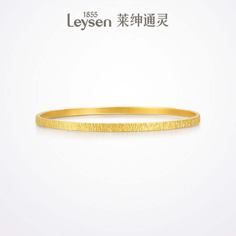 【新品】莱绅通灵 鎏金岁月 古法方镯