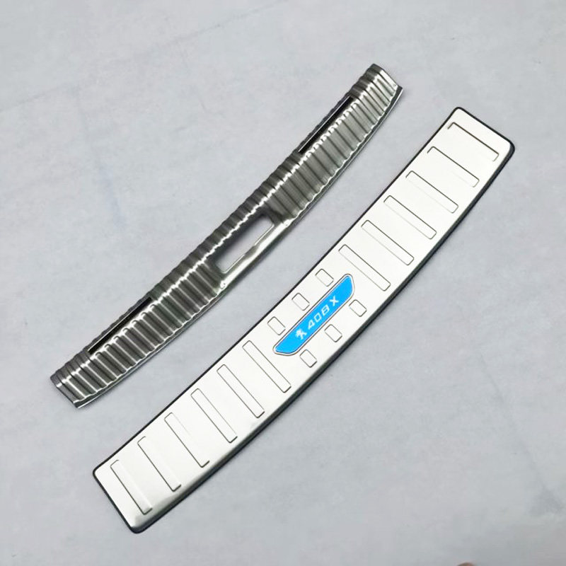 全新标致408X专用内外置后护板304不锈钢带车标后杠尾门亮条贴饰,汽车用品/电子/清洗/改装,车身/车窗饰条/门槛条,淘宝优惠券,粉丝福利购,淘宝优惠卷